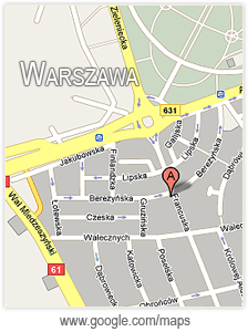 mapa dojazdu - Kancelaria Prawnicza Wanda Potępa
